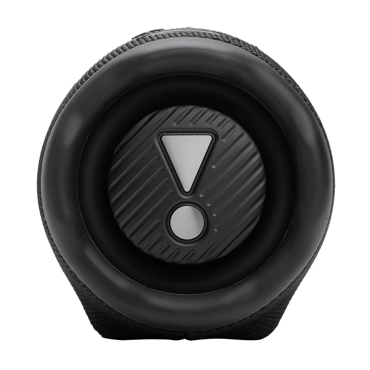 JBL Charge 6 in Schwarz, linke Seitenansicht