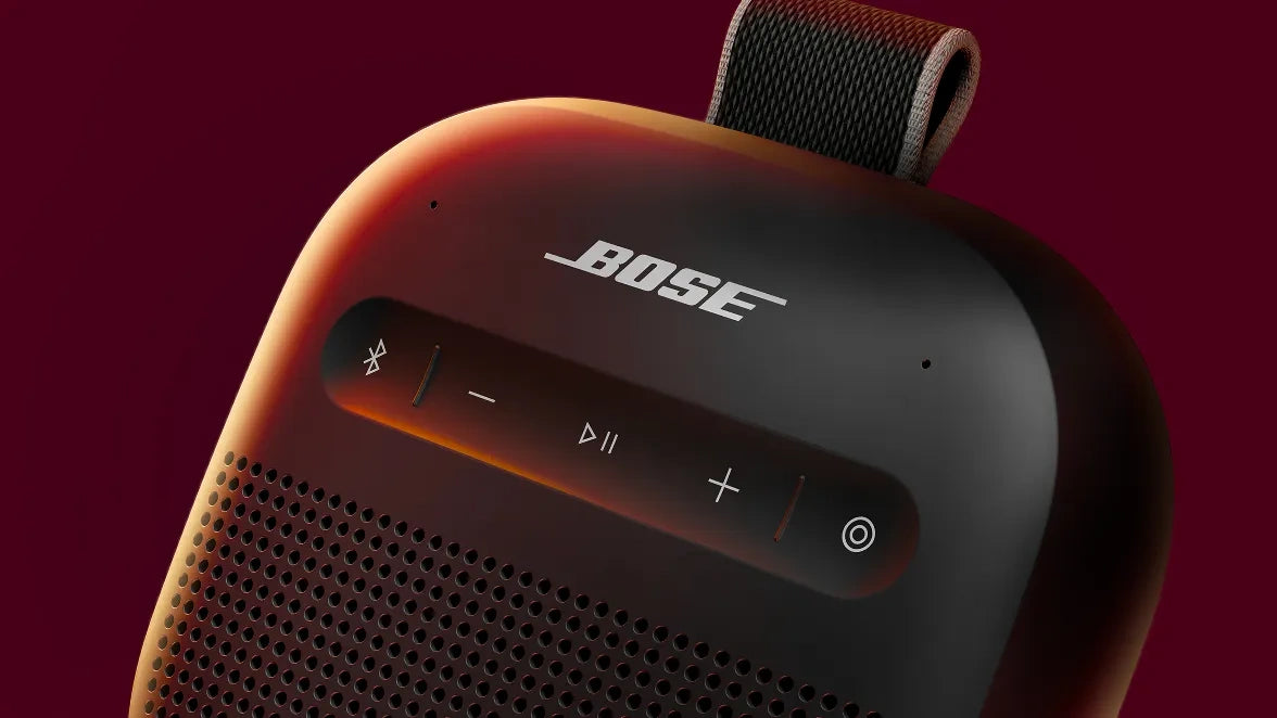 SoundLink Micro preto em grande plano